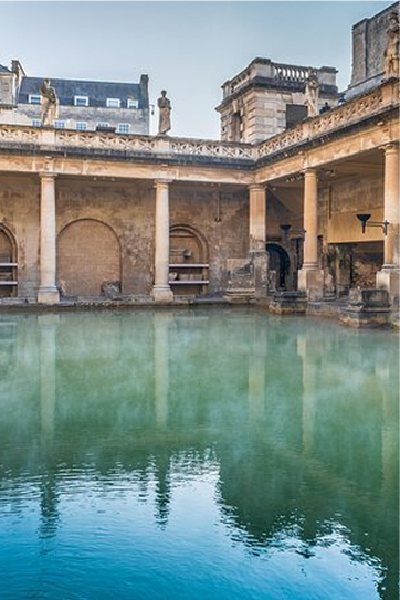 Baños Romanos de Bath durante un viaje cultural a Londres con Tempodart